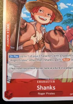 Shanks OP12-007 Common Legacy Of The Master One Piece Card Game - Image 4