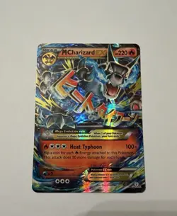 Pokemon Mega M Charizard-EX Holo Ultra Rare Card 12/83 - Image 1