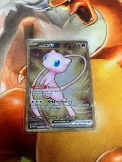 Mew ex 205/165 Metal Card Promo Near Mint Pokemon TCG - Image 1