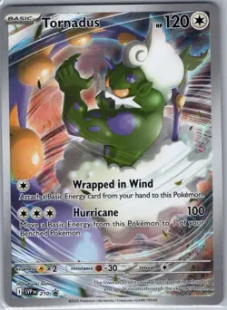 Tornadus SVP 210 SV: Scarlet & Violet Promo Cards - Pokemon Card - NM - Image 1