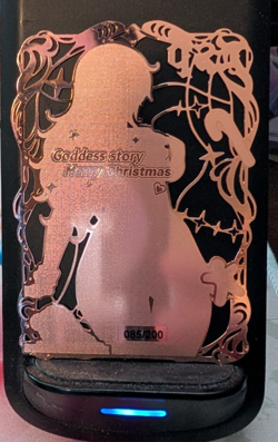 Nami One Piece #85/200 Waifu Premium Metal Card Anime Goddess Story - Image 2