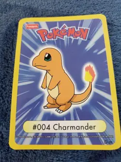 2004 Pokemon Funskool Who Am IU Card Charmander #004 - Image 1