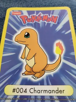 2004 Pokemon Funskool Who Am IU Card Charmander #004 - Image 2