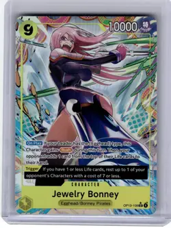 2025 One Piece Card Game Jewelry Bonney Carrying on His Will SR #OP13-108 - Image 1