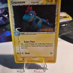 Croconaw 27/101 Reverse Holo Stamp Pokemon TCG Card EX Dragon Frontiers NM - Image 2