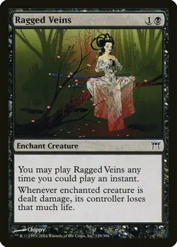 1x Ragged Veins - NM English MTG - Champions of Kamigawa - Image 1