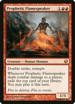 1x Prophetic Flamespeaker - NM English MTG - Journey into Nyx - Image 1