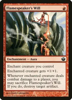 1x Flamespeakers Will - NM English MTG - Journey into Nyx - Image 1