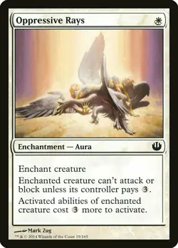 1x Oppressive Rays - NM English MTG - Journey into Nyx - Image 1