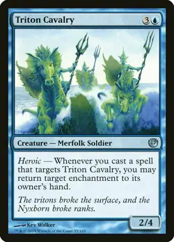 1x Triton Cavalry - NM English MTG - Journey into Nyx - Image 1
