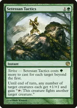 1x Setessan Tactics - NM English MTG - Journey into Nyx - Image 1