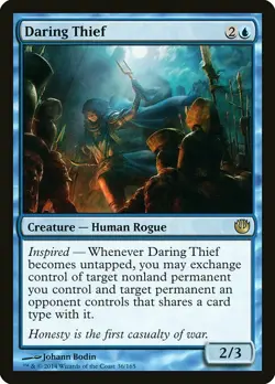 1x Daring Thief - NM English MTG - Journey into Nyx - Image 1