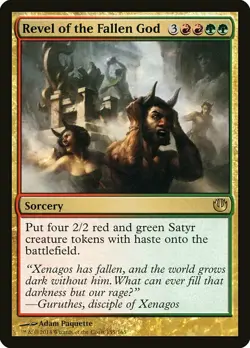 1x Revel of the Fallen God - NM English MTG - Journey into Nyx - Image 1