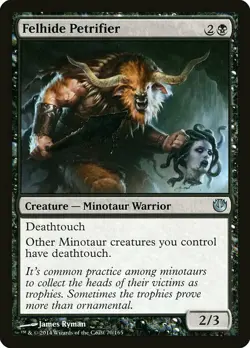 1x Felhide Petrifier - NM English MTG - Journey into Nyx - Image 1