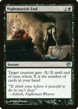 1x Nightmarish End - NM English MTG - Journey into Nyx - Image 1