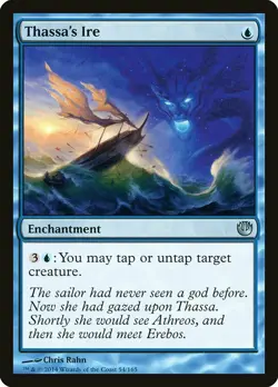 1x Thassas Ire - NM English MTG - Journey into Nyx - Image 1