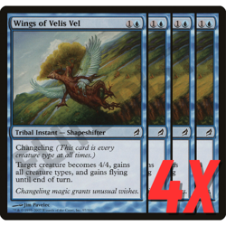 MTG Wings of Velis Vel (Lorwyn) 97/301 (NEAR MINT) (4X) - Image 1