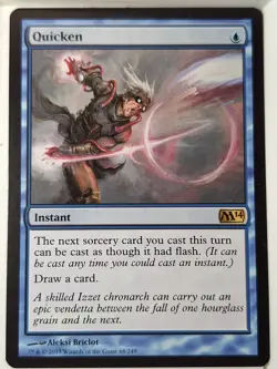 Quicken - Magic 2014 Core Set M14 - Magic the Gathering MTG Nice! - Image 1
