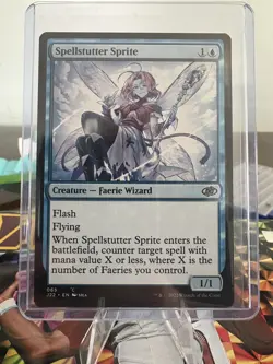 Magic: The Gathering -JUMPSTART- Spellstutter Sprite (COMMON) #65 NM - Image 1