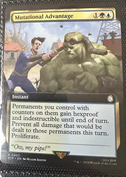 Mutational Advantage (Extended Art) Universes Beyond: Fallout Regular Mtg Magic - Image 1