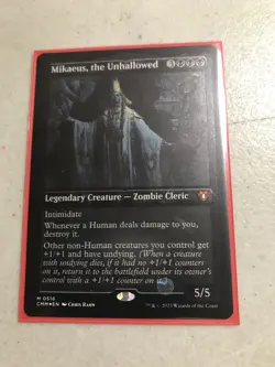 Etched Foil - Mikaeus the Unhallowed Foil Magic: Commander Masters CMM #0516 - Image 1