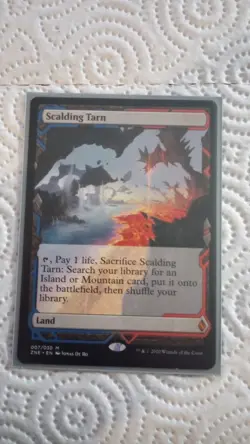 1x Scalding Tarn (007/030) - EXPEDITION MTG Zendikar Rising NM Magic Regular - Image 1