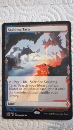 1x Scalding Tarn (007/030) - EXPEDITION MTG Zendikar Rising NM Magic Regular - Image 2