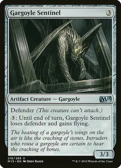1x Gargoyle Sentinel - NM English MTG - Magic 2015 - Image 1