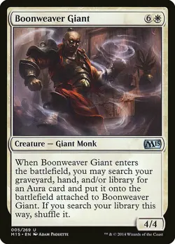 1x Boonweaver Giant - NM English MTG - Magic 2015 - Image 1