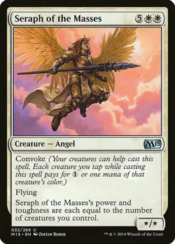1x Seraph of The Masses - NM English MTG - Magic 2015 - Image 1