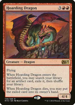 1x Hoarding Dragon - NM English MTG - Magic 2015 - Image 1