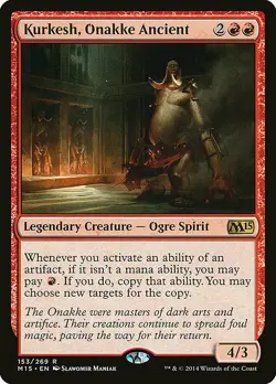 1x Kurkesh, Onakke Ancient - NM English MTG - Magic 2015 - Image 1