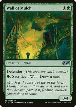 1x Wall of Mulch - NM English MTG - Magic 2015 - Image 1