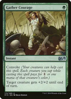 1x Gather Courage - NM English MTG - Magic 2015 - Image 1
