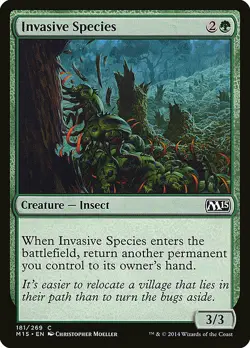 1x Invasive Species - NM English MTG - Magic 2015 - Image 1