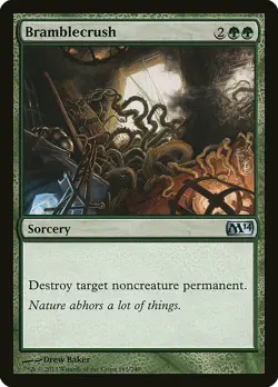 1x Bramblecrush - NM English MTG - Magic 2014 - Image 1