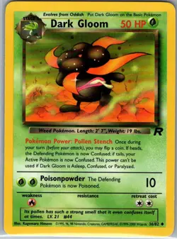 Dark Gloom 36/82 Non Holo Team Rocket - Pokemon Card - NM - Image 1