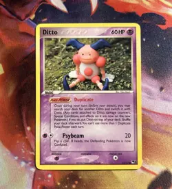 Pokemon 2006 Pop Series 3 Ditto (Mr. Mime) #12 Non Holo Rare Excellent - Image 1
