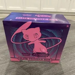 Pokemon Sword & Shield Fusion Strike Elite Trainer Box New Factory Sealed Mew - Image 1