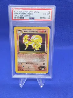 VTG WOTC Pokemon Gym Challenge 1st Edition Ninetales 3/132 Holo Rare PSA 6 - Image 1