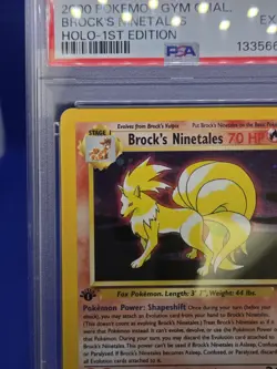 VTG WOTC Pokemon Gym Challenge 1st Edition Ninetales 3/132 Holo Rare PSA 6 - Image 3