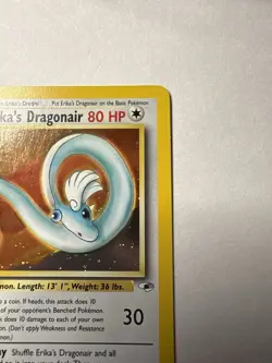 Pokemon Erika's Dragonair 1st Edition 004/132 Pokemon Gym Heroes LP 💎✨ - Image 4