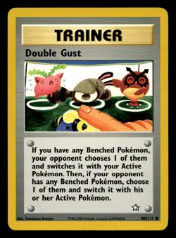 Double Gust 100/111 Common Neo Genesis WOTC Pokemon LP - Image 1