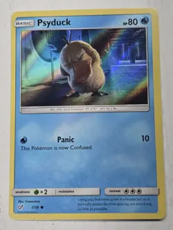 Pokemon TCG Psyduck (Holo Common) 7/18 Detective Pikachu Holo - Image 1