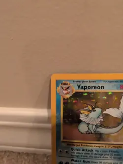 Vaporeon 12/64 Holo Rare Jungle Unlimited 1999 WOTC Pokemon English Vintage NM - Image 3