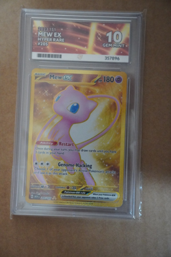 Pokemon Mew EX TCG 205/165 Ace 10 Gem Mint S&V 151 Hyper Rare - Image 1