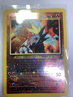 Pokemon TCG Entei Wizards Black Star Promos 34 Holo Promo Promo - Image 1