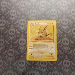 Pokemon 1999 Fossil Raichu 29/62 Unlimited English - Image 1