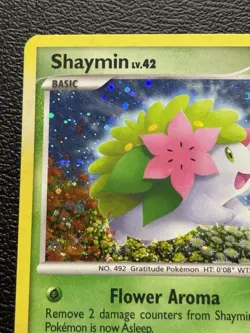 Pokemon TCG Shaymin Platinum 14/127 Holo Rare LP - Image 3