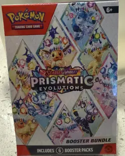 Pokemon TCG Prismatic Evolutions Booster Bundle 6 Packs New/Seal - Image 1